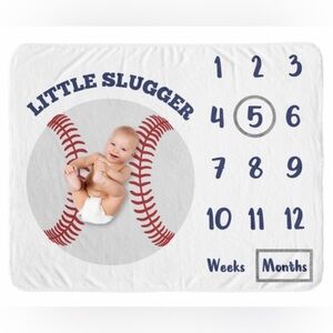 Baby John Baseball Blankets NWT